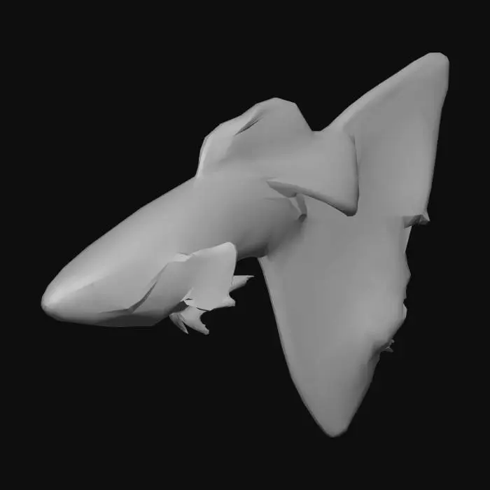 3D model for Mosaic Guppy Male