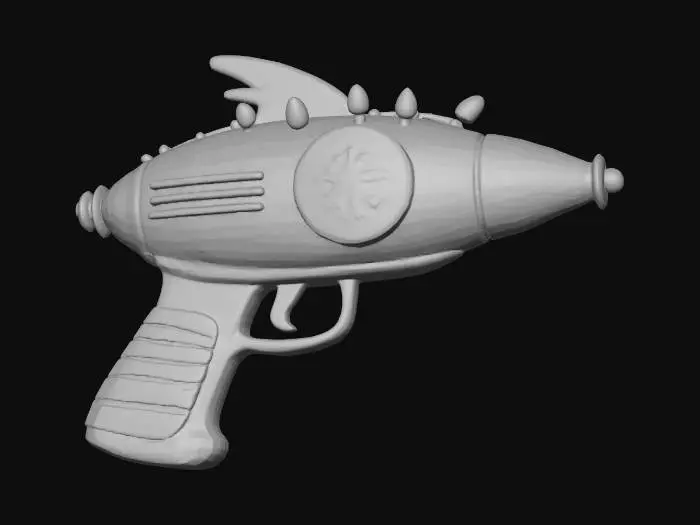 3D model for Holiday Ray Gun