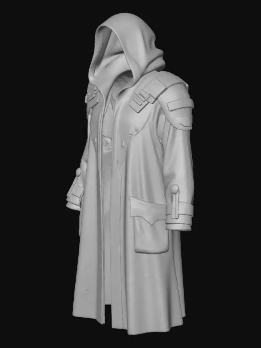 3D model for Enigmatic Hooded Cloak