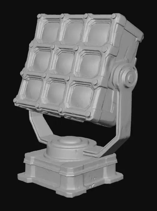 3D model for Rusty Spotlight
