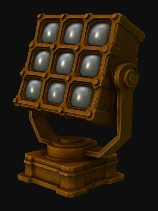 3D model for Rusty Spotlight