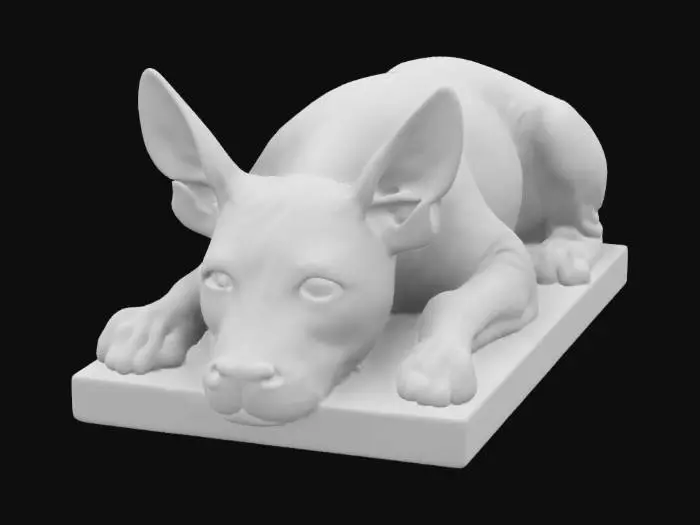 3D model for Anubis at Rest
