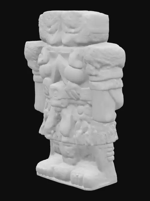 3D model for Aztec Earth Goddess Statue