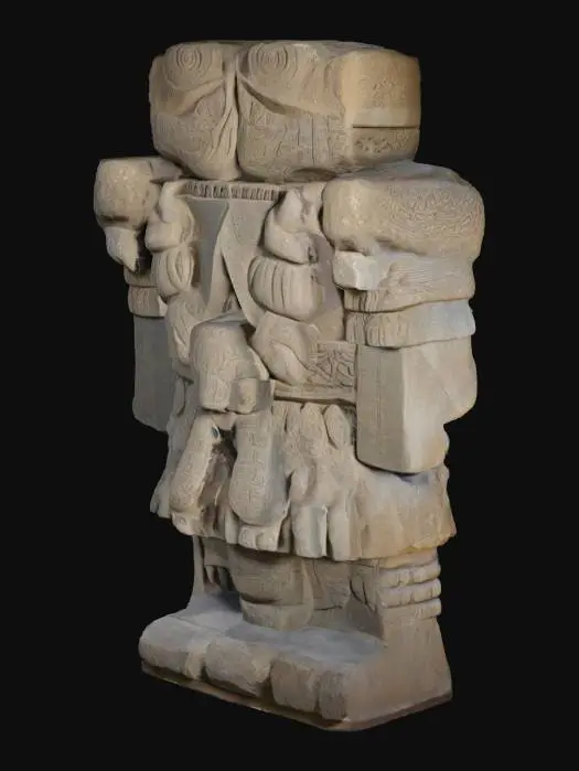 3D model for Aztec Earth Goddess Statue