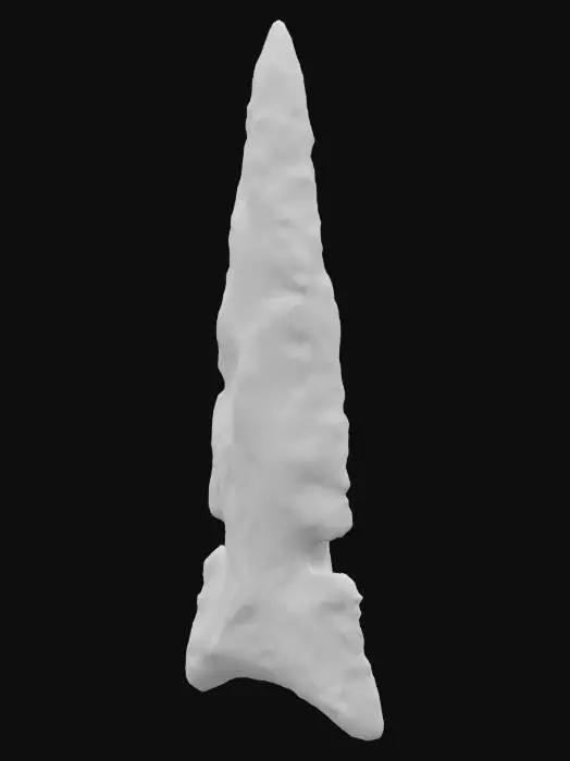 3D model for Obsidian Arrowhead