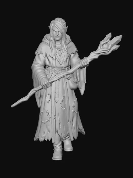 3D model for Elfo Mago