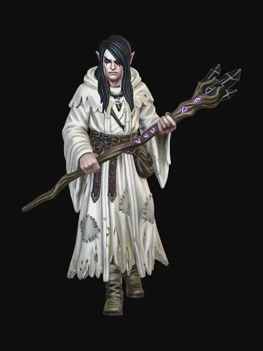 3D model for Elfo Mago