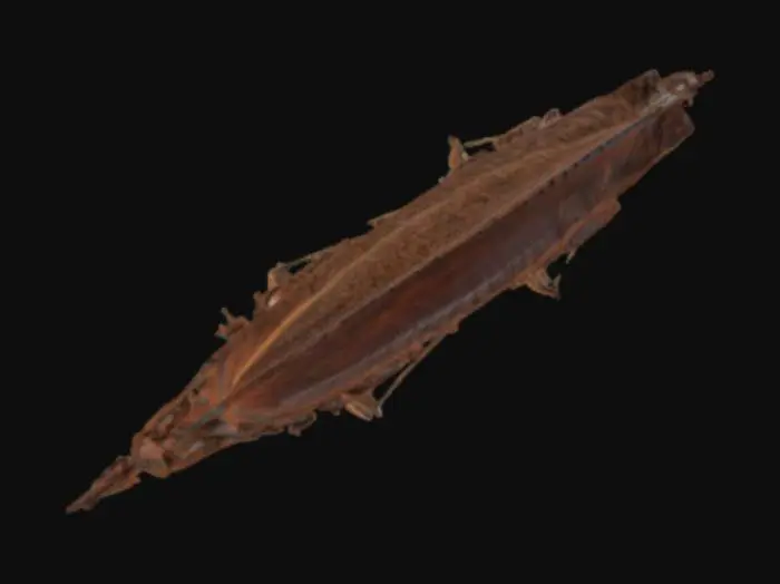 3D model for A classic Portuguese battleship, once used by Caribbean pirates, features intricate woodwork and a fierce look that brings a sense of peace and harmony