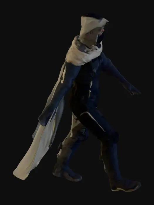 3D model for Desert Warrior