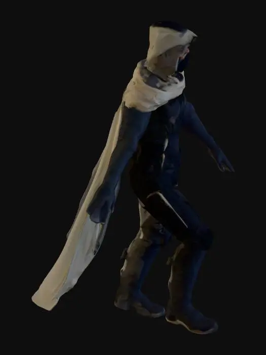 3D model for Desert Warrior