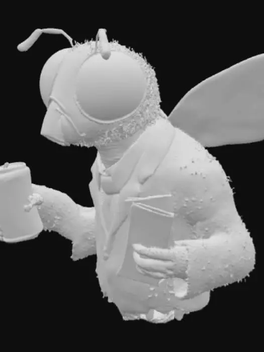 3D model for Buzzing Financier