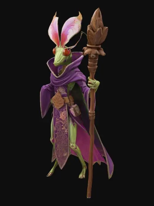 3D model for Orchid Mantius Mage 