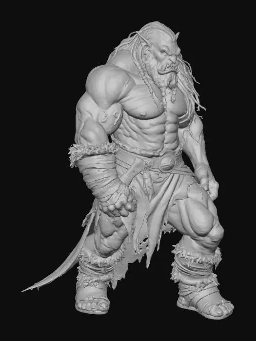3D model for Mighty Troll Leader