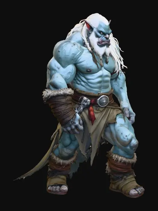3D model for Mighty Troll Leader