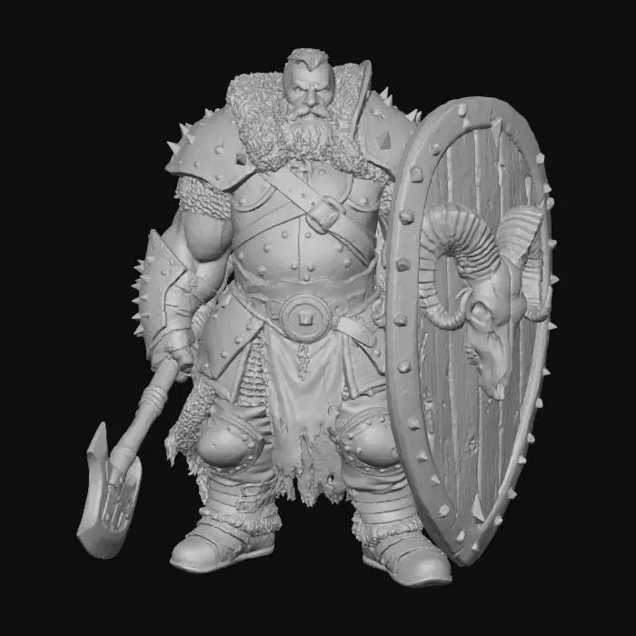 3D model for Barbarian Brute
