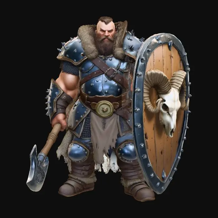 3D model for Barbarian Brute