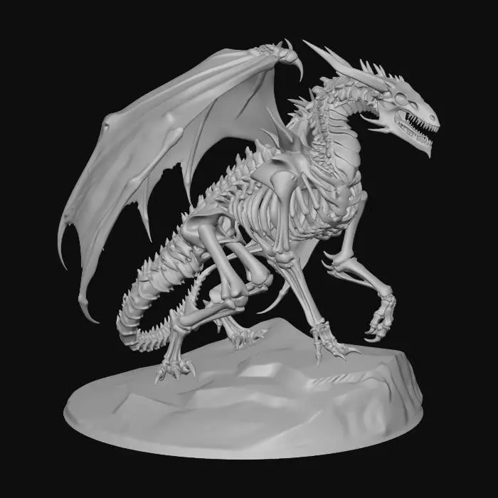 3D model for Cursed Bone Dragon