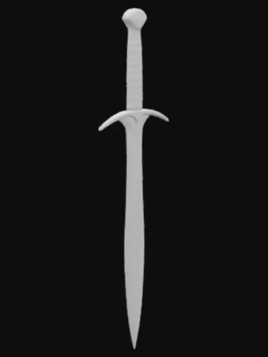 3D model for Elven Dagger