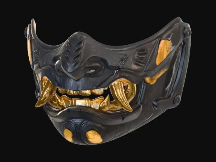 3D model for Crimson Fang Mask