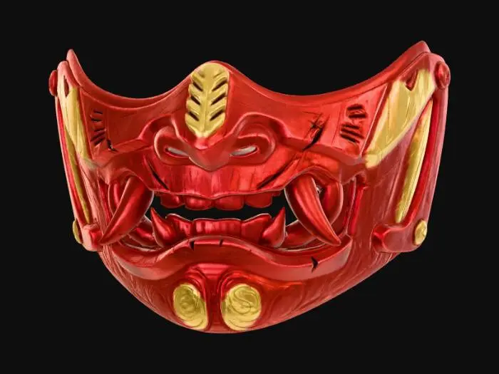 3D model for Crimson Fang Mask