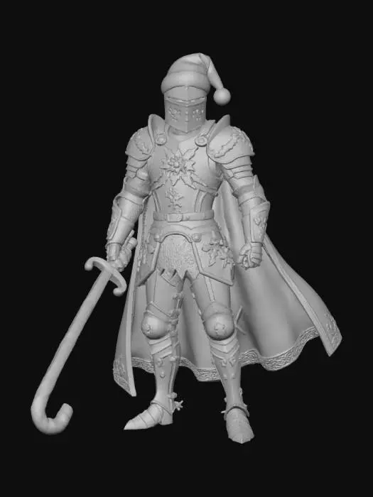 3D model for Candy Cane Crusader, #Christmas2025#