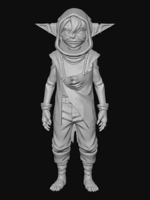3D model for Mysterious Goblin Child