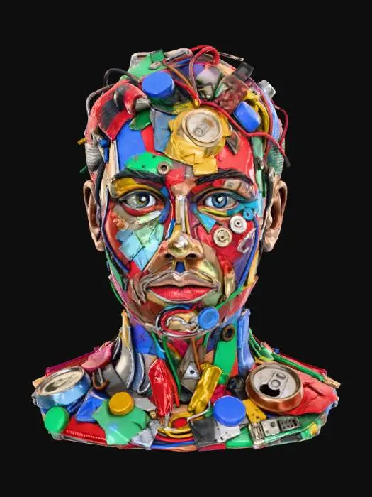 3D model for Waste to head bust