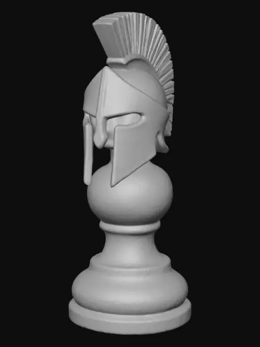 3D model for Warrior's Pawn spartan