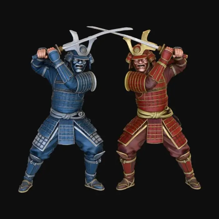 3D model for 2 samurai oni