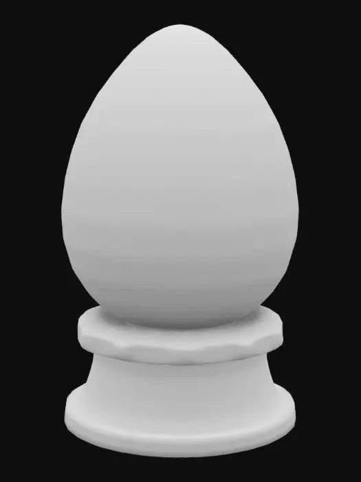 3D model for game of thrones dragon egg