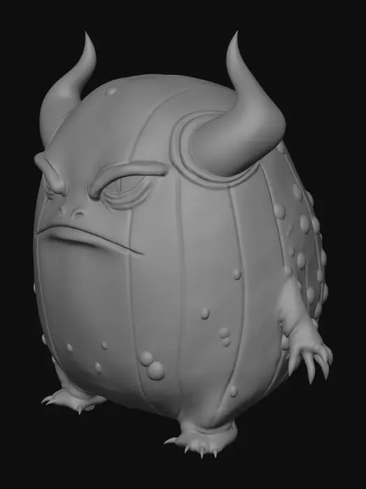 3D model for Stripehorn Demon