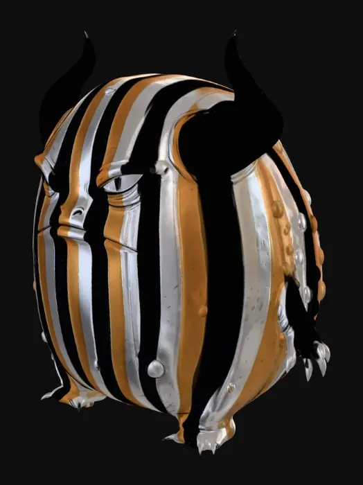3D model for Stripehorn Demon