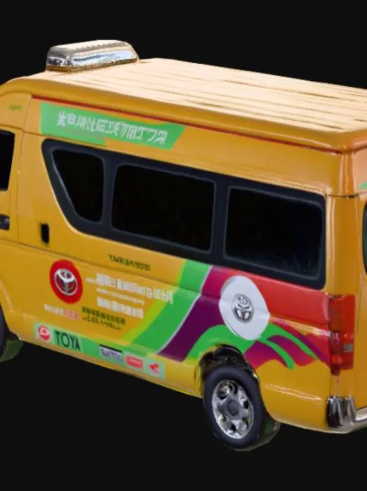 3D model for Toyota Quantum minibus taxi