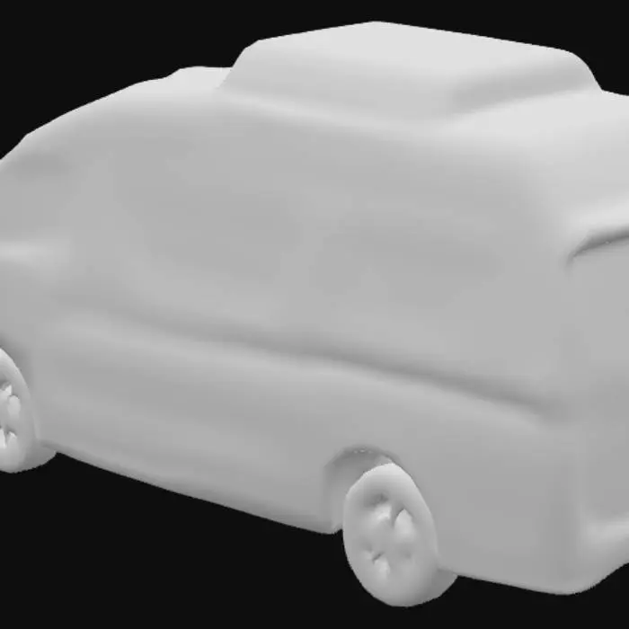 3D model for Toyota Quantum minibus taxi