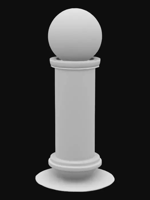 3D model for Barber Pole