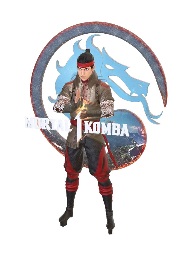 Mortal Kombat 1 - Fightinggame 3D model, vytvořený pomocí AI