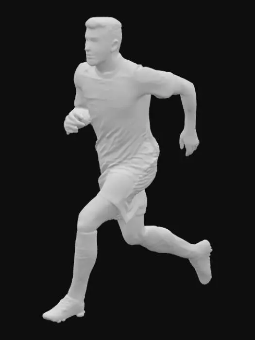 3D model for create eden hazard with chelsea blue set kit form 2019