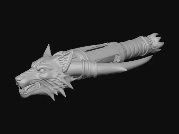 3D model for Wolf Light Saber in the Jungle