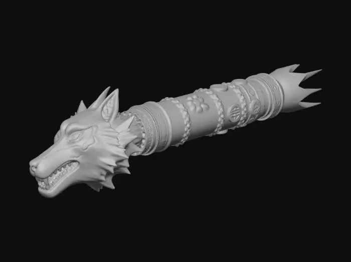 3D model for Wolf Balance Saber