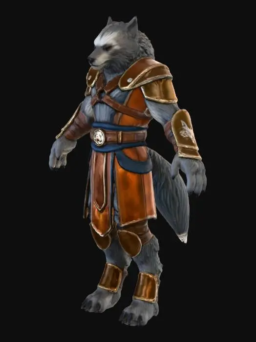 3D model for Wolf Warrior