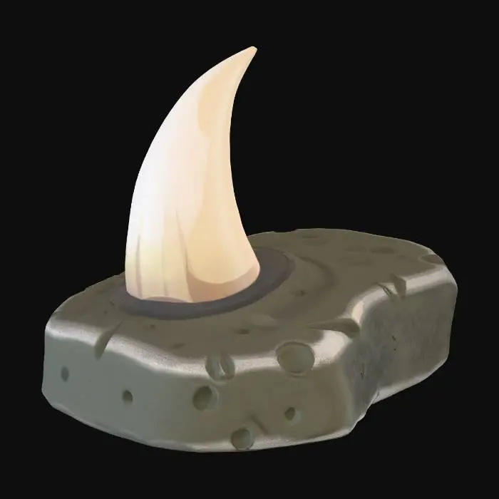 3D model for Horned Stone Icon