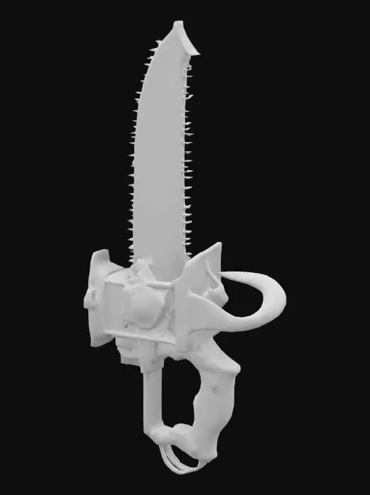 3D model for An ancient roman Galdius  shaped Chainsaw