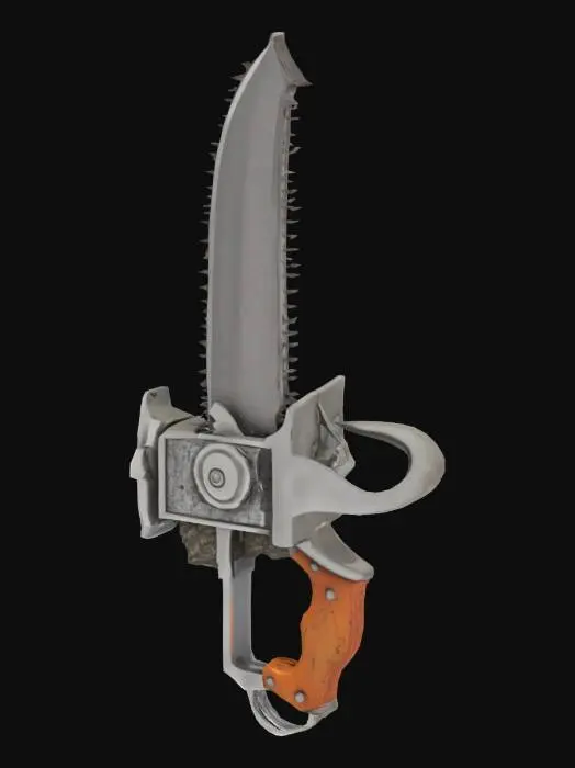 3D model for An ancient roman Galdius  shaped Chainsaw