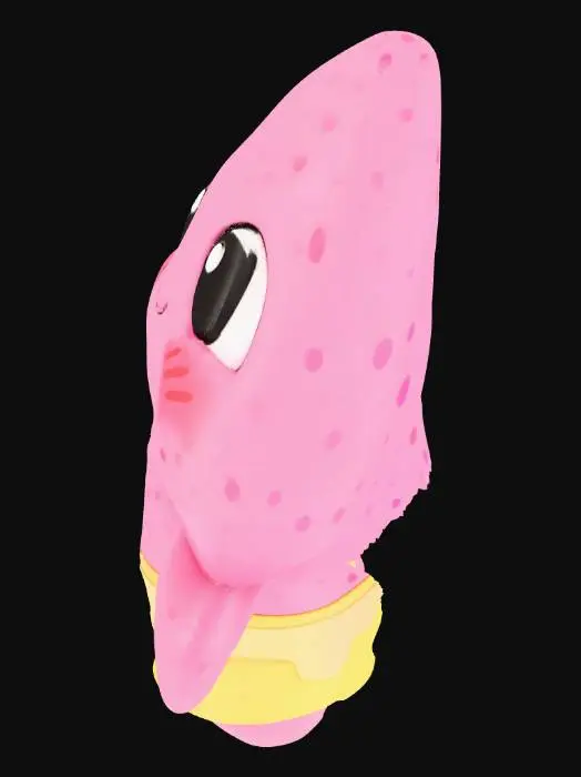 3D model for Patrick Starfish