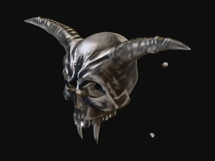 3D model for Abyssal Horned Skull