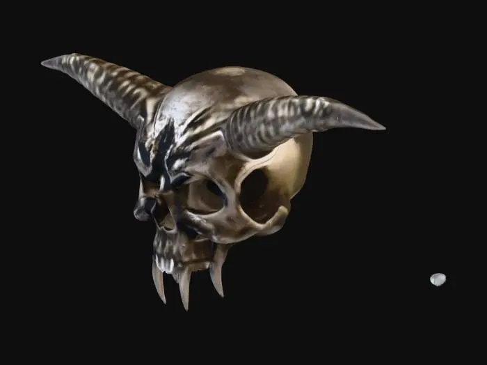 3D model for Abyssal Horned Skull