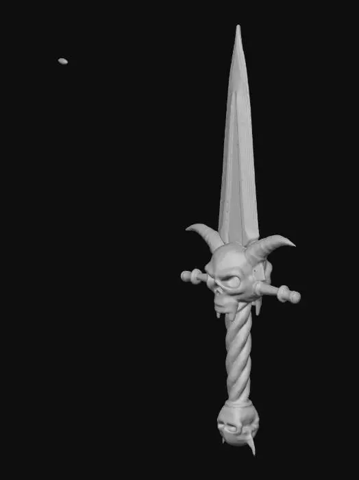 3D model for Horned Skullblade