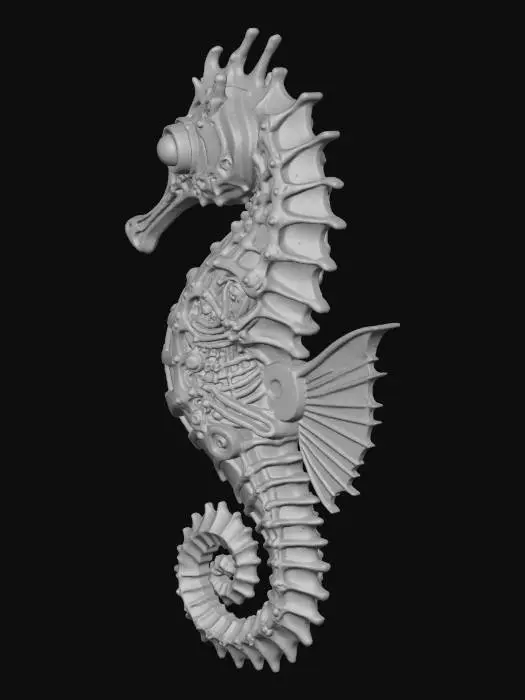 3D model for Mechanical Seahorse