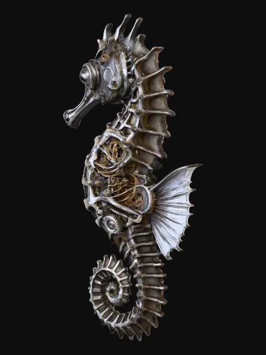 3D model for Mechanical Seahorse