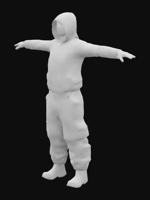 3D model for Squid Game Pink Guard Uniform